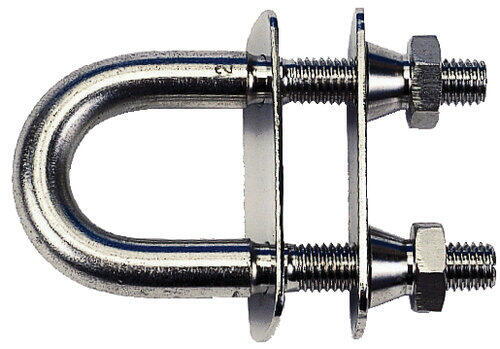 Blue wave u-bøjle med låsemøtrik klasse 2 ø12mm gevind m10