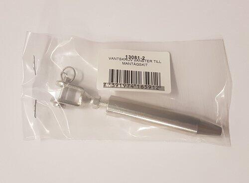 Blue wave vantskrue til søgelænderwire ø4mm venstre gevind