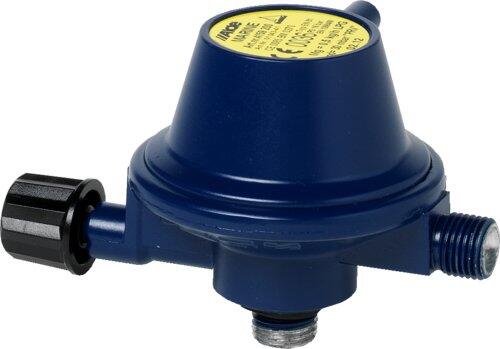Gasregulator til 2 kg gasflasker tilslutning: m14 ud 1/4"v