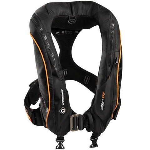 Crewsaver ergofit 290n ocean hammer mekanisme, sort, d-ring