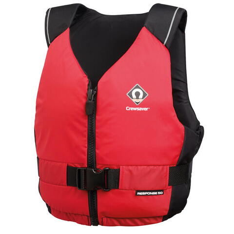 Crewsaver Response 50N flydevest rød, SL >70 kg