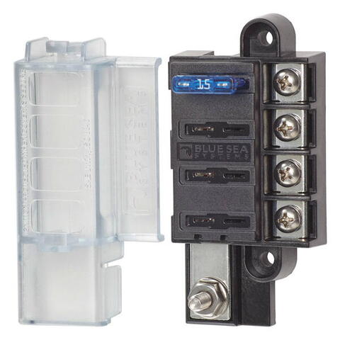 Blue sea sikringsholder, 4 bladsikkring