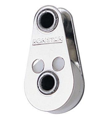 Ronstan enkeltblok med rør nitte 19mm