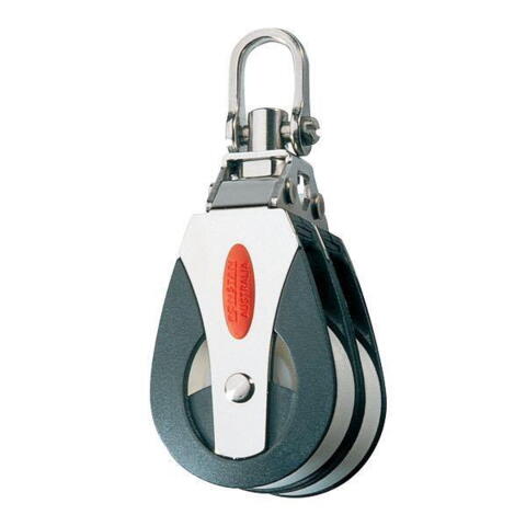 Ronstan dobbeltblok med 2-vejssjækel s40