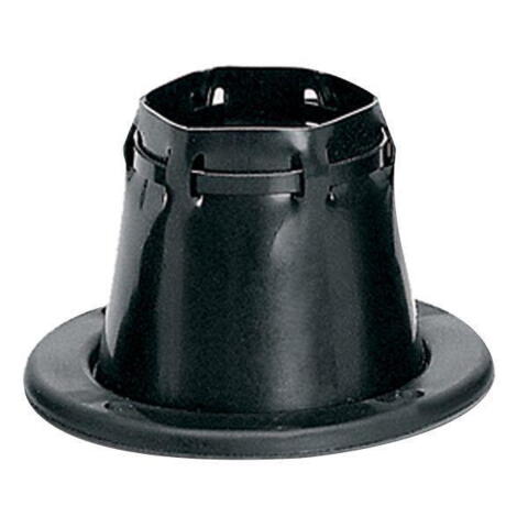 Gummibælg sort ø105mm med strips