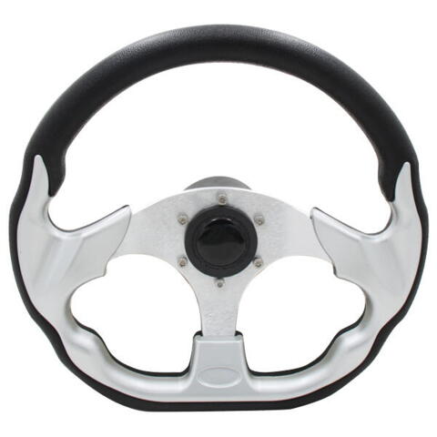 Sportsrat sort med alu, ø 318x303 mm, med 3/4" std. nav sort