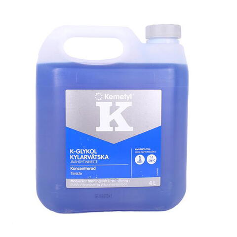 Kemetyl k-glykol kølervæske 4l