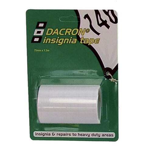 Psp dacron tape 1,5 meter hvid