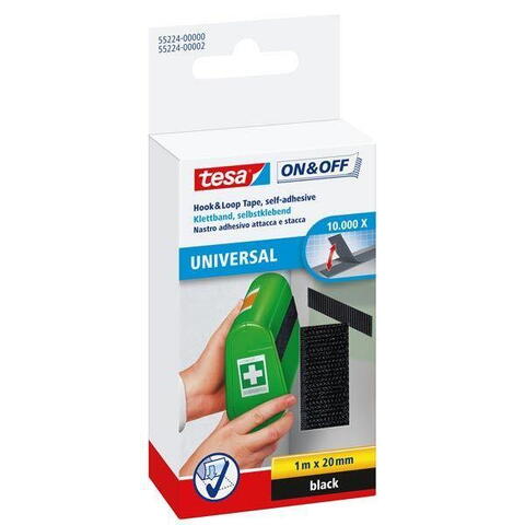 Tesa burretape 1.0mx20mm selvklæb