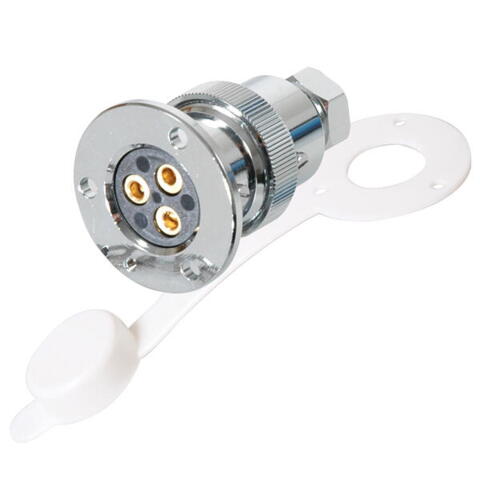 1852 dæksstik 3 poler 5amp - kraftig