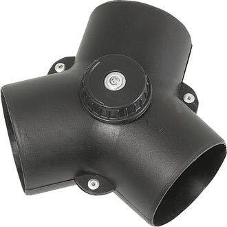 Y-ventil med spjæld 60mm