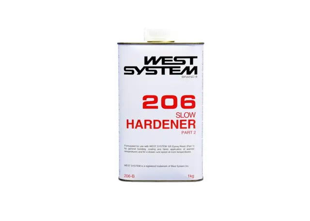 WEST SYSTEM Epoxy Hærder 206 B - husk tilkøb base - 1 KG