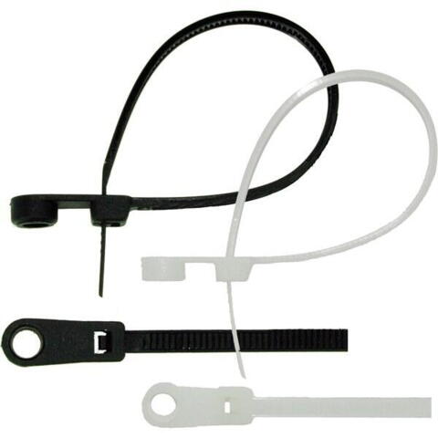 Strips hvid med hul 145 x 3,6mm-20stk