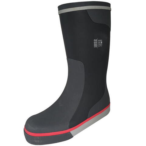 1852 gummistøvle grå kort str. 37