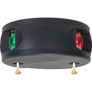 Aquasignal 34 2-farvet Sort 12/24V