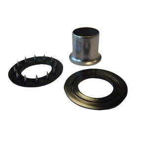 Bainbridge D208B 10mm Black Inox Ring Set