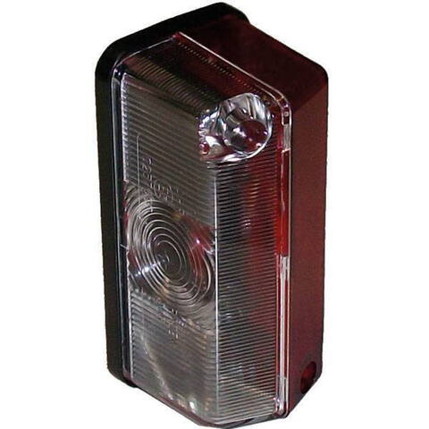 Side makerings lygte hvid/rød 41x90x41mm