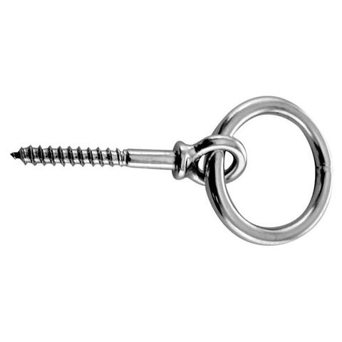 Bådring med træskrue rf 12mm