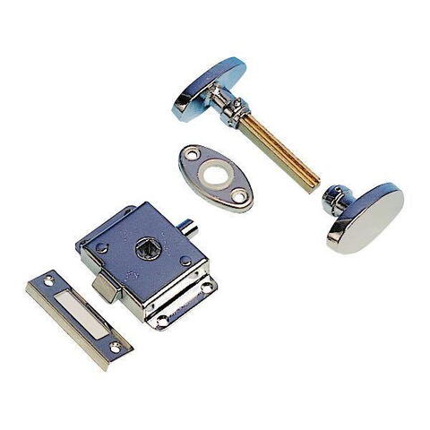 Dørlås til toilet 70 x 45mm indgående