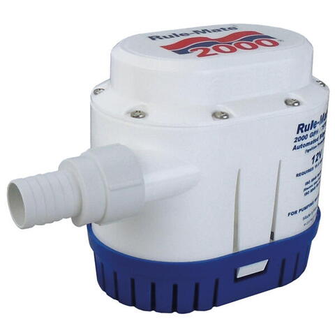 Rule-mate 2000gph fuldaut. 12v
