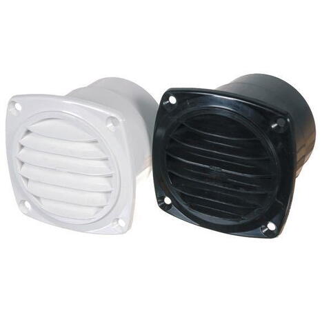 Plastikventil med studs 3" hvid