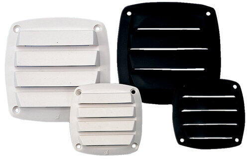 Roca ventilgælle 4" sort 125x125x100mm