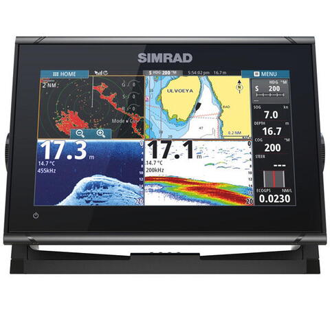 Simrad go9 xse, med activeimaging 3-i-1 hæk transducer