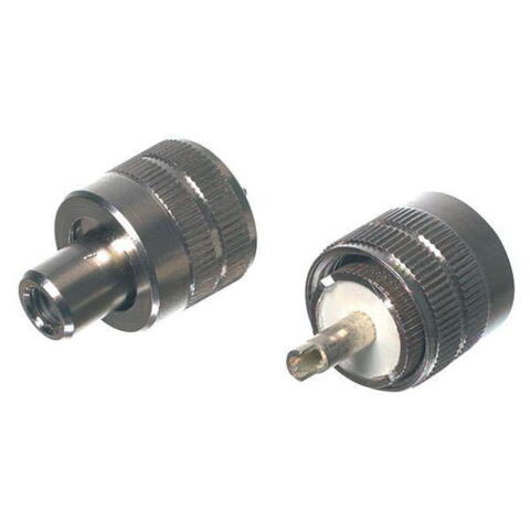 Vhf stik pl259 han til 6mm kabel (rg58) - lodning