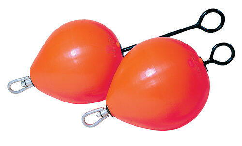 Polyform cce4 fortøjningsbøje kort stang 855x540mm rød