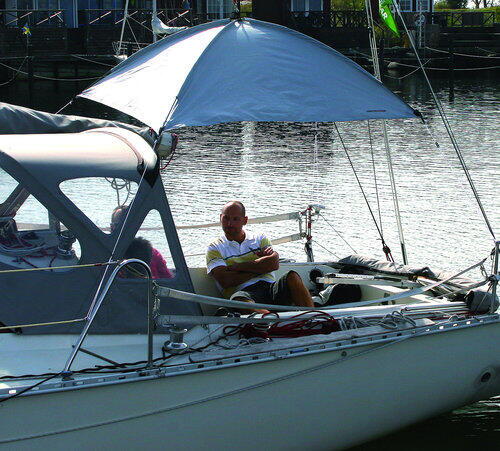 Solsejl cockpit 170x170cm