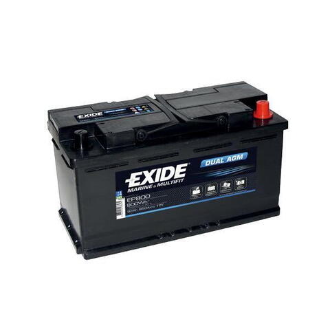 Exide batteri dual agm 850cca - 95ah
