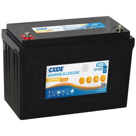 Exide lithium batteri 120ah 1600wh