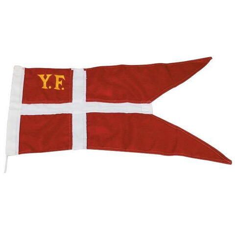 1852 yachtflag 42 x 80cm syet & med ø3mm 25cm snor