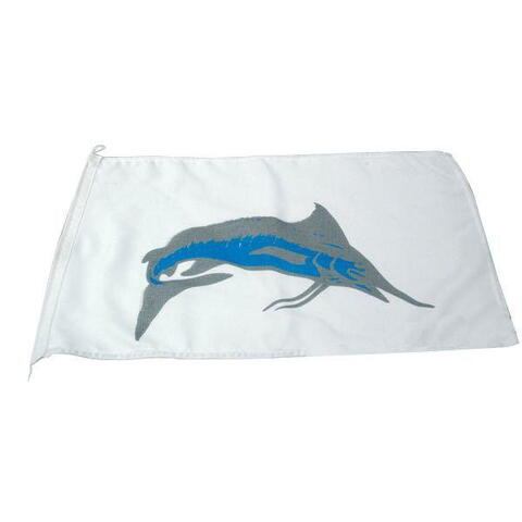 Humør-flag fiske-flag 30x45cm