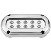 Undervandslys påbygning 25.2W 10-30V 10 LED blå