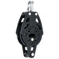 Harken Ratchet blok 57 mm enkelt m. svirvel og hun
