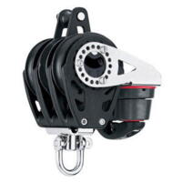 Harken Ratchet blok 57 mm tripel, svirvel hunsvot