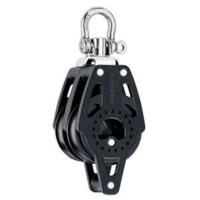 Harken Carbo Blok 40 mm dobbelt, svirvel, hunsvot