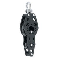 Harken Carbo Blok 75 mm enkelt, hunsvot, violin