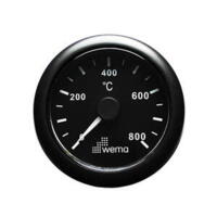 Wema Udstødningstemp. Instrument Sort