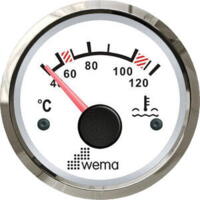 Wema Vandtemperatur instrument NMEA2000 Hvidt RF