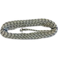 Liros fald m/svirvelhage 8mm x 30 mtr  hvid/sort