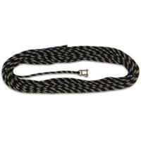 Liros fald m/nøglesjækel  8mm x 30 mtr sort/hvid